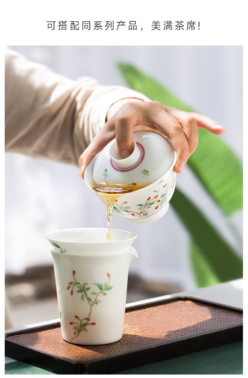 Jingdezhen flagship store hand - made of household ceramics fair keller kung fu tea tea set points fair tea tea cup