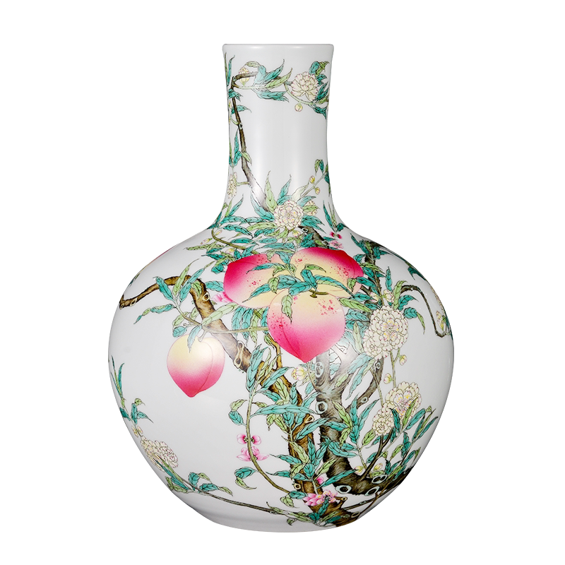 中国古玩 粉彩 天球瓶 大花瓶 高約52cm 時代物 唐物 x031135 中国古玩 粉彩 天球瓶 大花瓶 高約52cm 時代物 唐物 x031135の