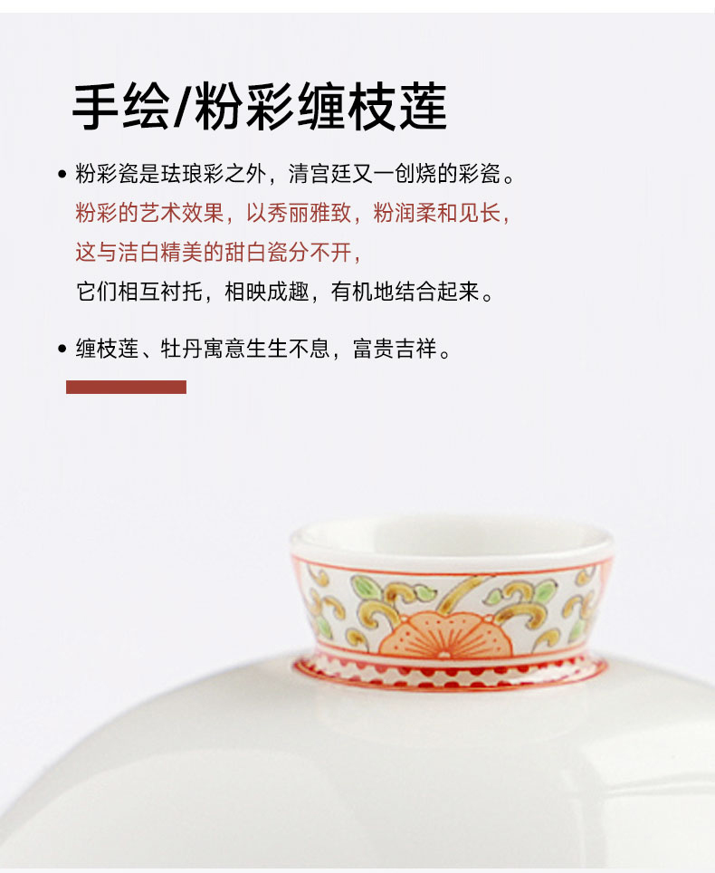 Jingdezhen flagship stores in hand - made ceramic tureen single kung fu tea cups sample tea cup tea tureen