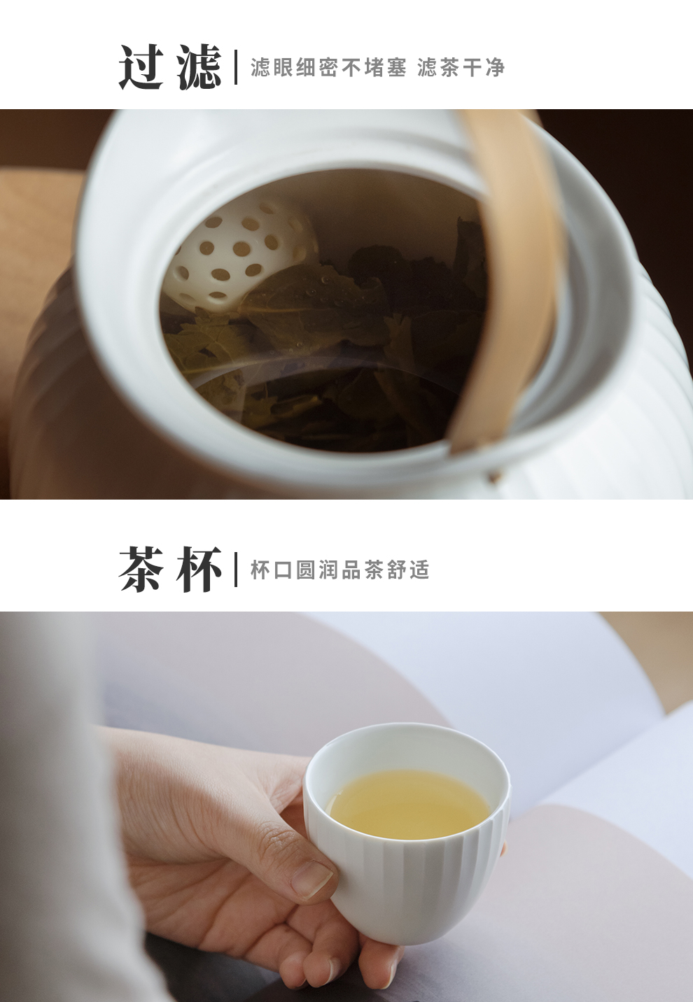 Jingdezhen flagship store of ceramic tea set manually set home sitting room is contracted teapot teacup Chinese tea