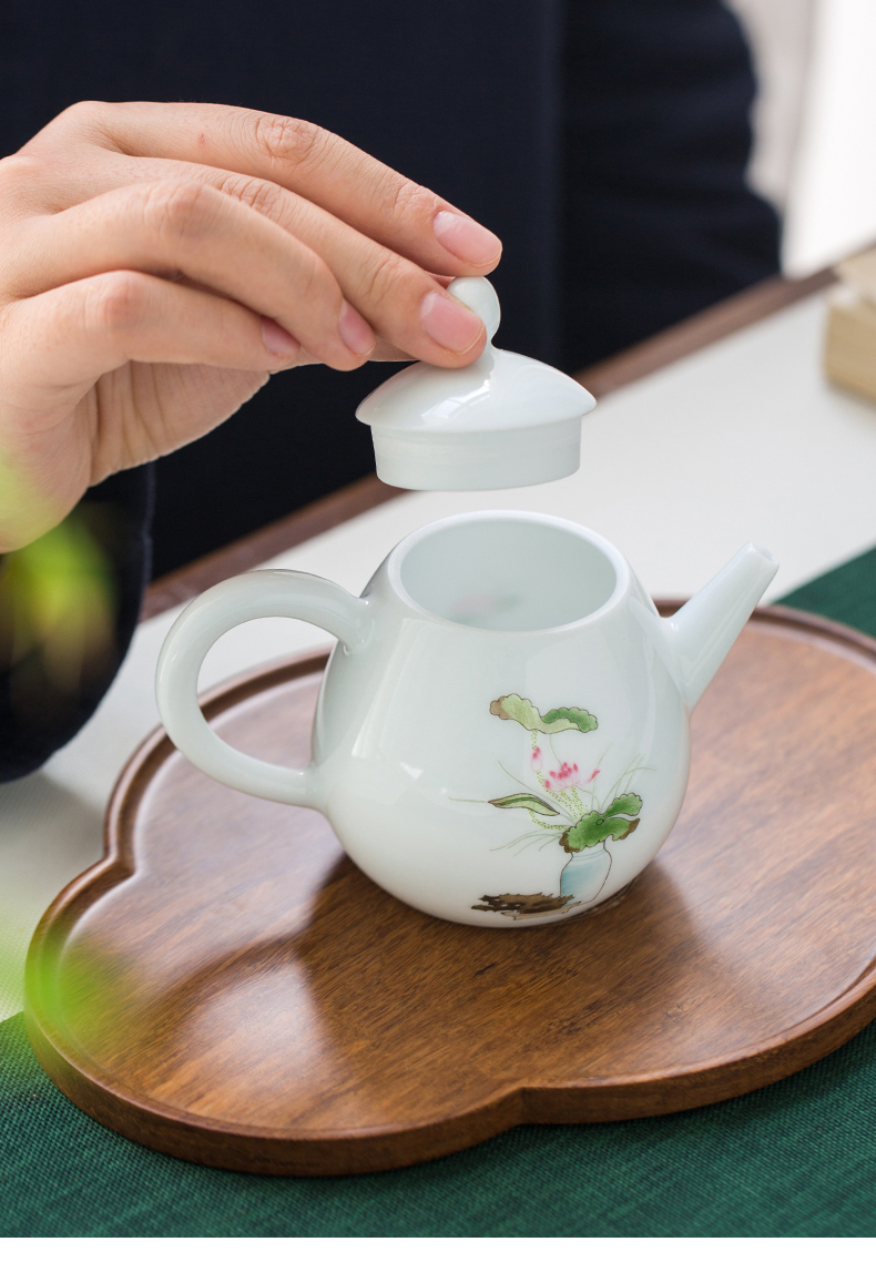 Jingdezhen official flagship store ceramic kung fu tea set to soak up the teapot tea set of the sample tea cup