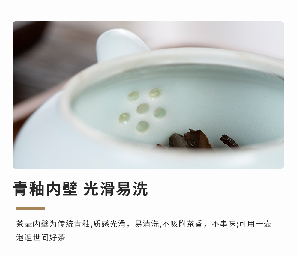 Jingdezhen flagship store ceramic kung fu tea set suit household contracted teapot teacup small capacity of gift boxes