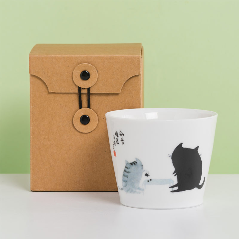 Jingdezhen the original creative design high - capacity cup express cartoon cup coffee mugs
