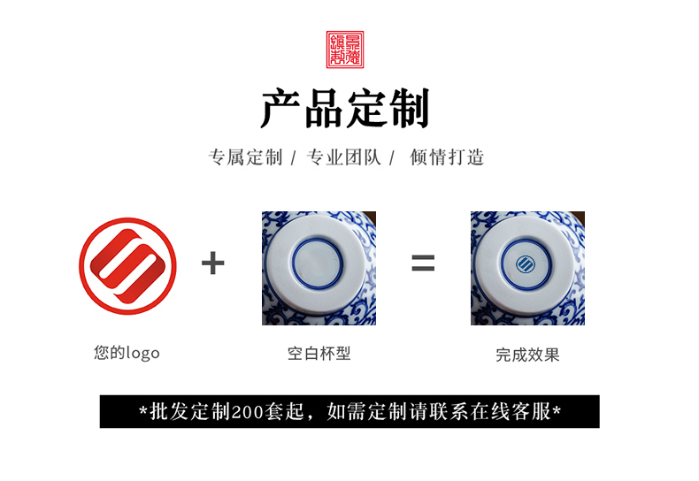 Jingdezhen flagship store longfeng production around branch master cup tea cups of tea sample tea cup single hand painting