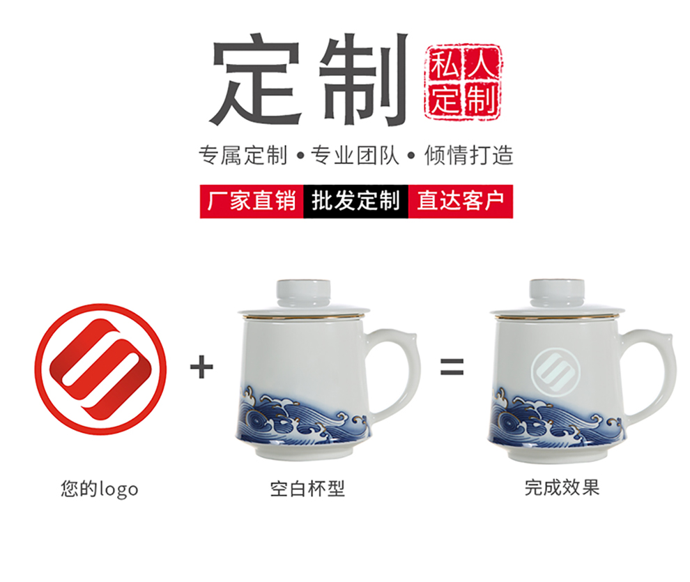 Jingdezhen flagship store ceramic hand - made paint only three tureen archaize of colored enamel porcelain cups a single tea sets