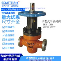 Z83Y clamp connection flat gate valve cast steel carbon steel stainless steel card sleeve high pressure oilfield valve national standard American standard