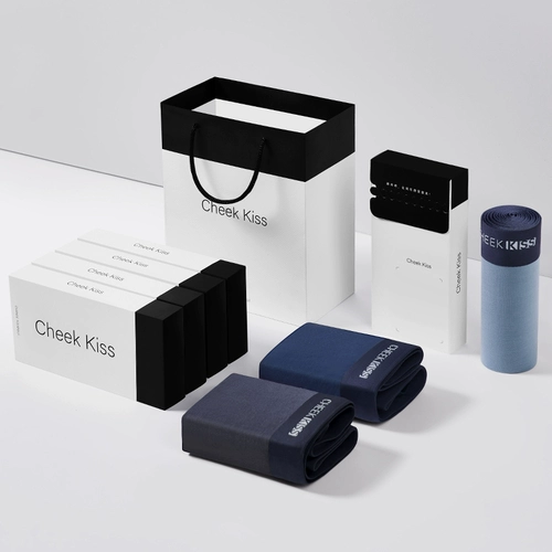 Трусы, хлопковые шорты, шелковая подарочная коробка на день Святого Валентина