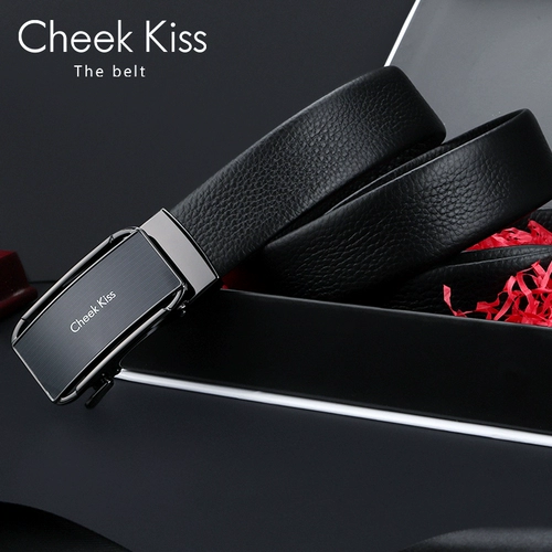 Cheekkiss подлинный пояс мужской кожаный автомат.