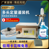 Factory direct automatic liquid quantitative filling machine liquor beverage soy sauce vinegar CNC weighing diaphragm pump machine