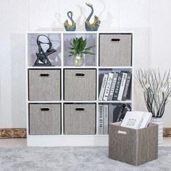 Foldable Drawer Storage Box Washable Desktop Storage Box Toy Basket Class Bookcase Fabric Drawer Box