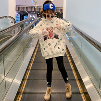 Girls plus velvet padded one velvet winter explosion winter clothes children autumn and winter velvet 2021 new female children