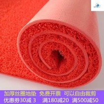 Floor mat Large area outdoor red carpet Plastic silk ring mat Waterproof door mat Entrance welcome mat Non-slip mat