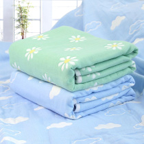 Adult male and female pure cotton bath towels Home absorbent baby Children full cotton Six layers of gauze Step up Girls rub chest little fresh