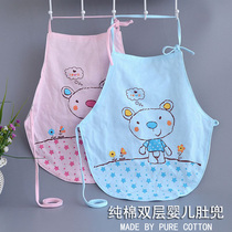 Pure cotton baby belly pocket baby Summer care tummy newborn small pocket All cotton First birth thin section Summer 0-1 years old