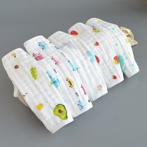 Pure Cotton Gauze Baby Saliva Towel Wash face small square towels First baby newborn Anti-spitting milk Milk Towel Handkerchief
