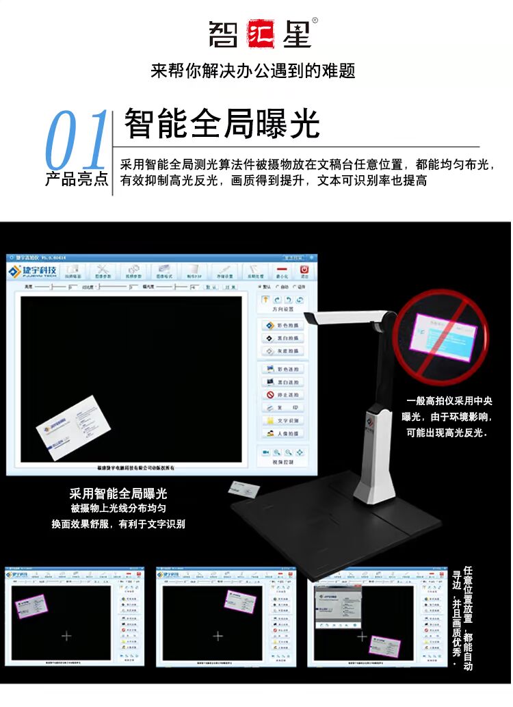 Zihhunh JY10DA Jieyu Gao Paiyi Máy quét tập tin 10 triệu pixel định dạng A4 - Máy quét