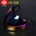 Ý FASEED ống kính FS-729 Mũ bảo hiểm xe máy nửa mũ bảo hiểm đầu máy ống kính bóng râm HD - Xe máy Rider thiết bị đồ bó gối Xe máy Rider thiết bị
