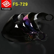 Ý FASEED ống kính FS-729 Mũ bảo hiểm xe máy nửa mũ bảo hiểm đầu máy ống kính bóng râm HD - Xe máy Rider thiết bị