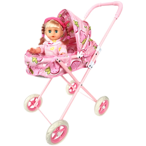 Детская семейная коляска, реалистичная игрушка, кукла, 11 года, 3-4-5 лет