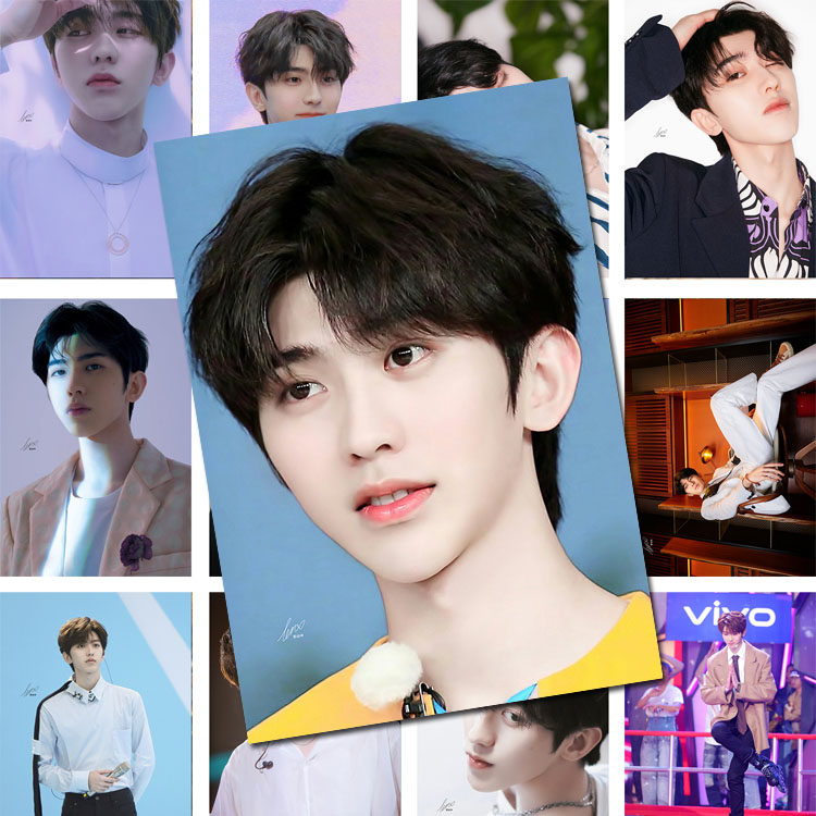 Chai Xu Kun poster wall sticker oversized room decoration hanging painting Signature Write a true sticker with the birthday present of the same section