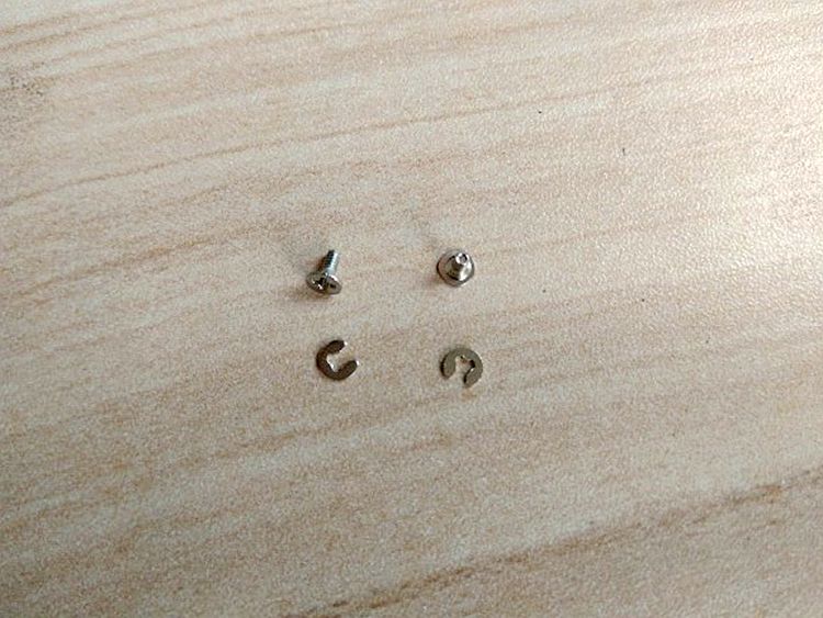 NEW 3DS 3DSLL rear cover screw 3DS battery back cover screw shell screw repair accessory pair