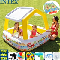 Оригинальный бассейн Sunshade + подарочный пакет электрического насоса + цветной коврик 2 *,8 метра цветной коврик