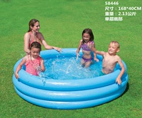 584446 Crystal Blue три кольца+ручная насос+5 шарик толстый