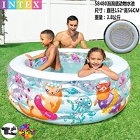 58480 Bubble Base Animal+Electric Pump+5 шаровых надувных пузырьковых оснований