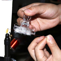 4-pack fly fishing feather clip hair hook binding tool CDC duck hair clip Demoiselle feather clip fly hook binding tool