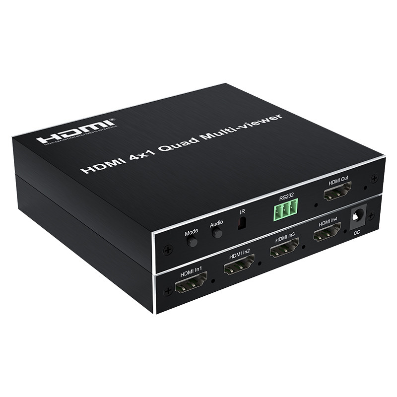 4x1 high-definition picture divider HDMI four-in-one-in-computer screen splitting seamless switcher 4-mouth splitters