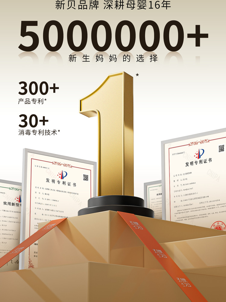 Xinbei Three-In-One Feeding Station, Constant Temperature Kettle, Bottle Sterilizer, Milk Shaker, Baby Bottle Sterilizer Cabinet with Drying Function 8050