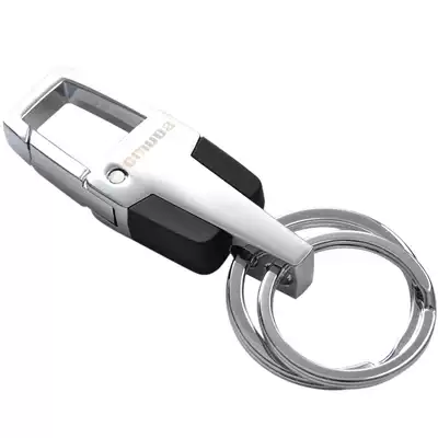 Metal keychain car key pendant zinc alloy creative small gift gift key ring