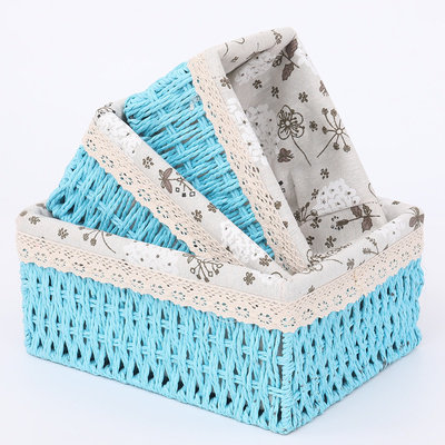 Sundries receive keys into the door Storage basket Home entrance shoe cabinet Desktop personality creative shelf basket frame