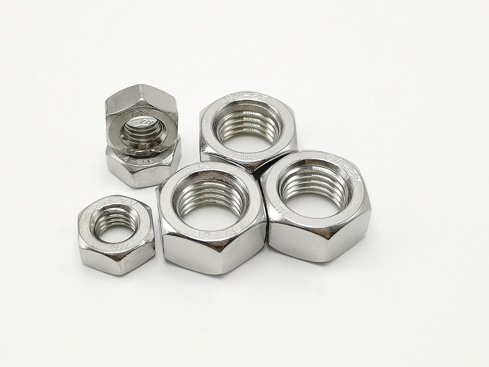 201304316 stainless steel hexagonal nut DIN934 GB52 national standard M2 2 5 3 4 5 6-M36