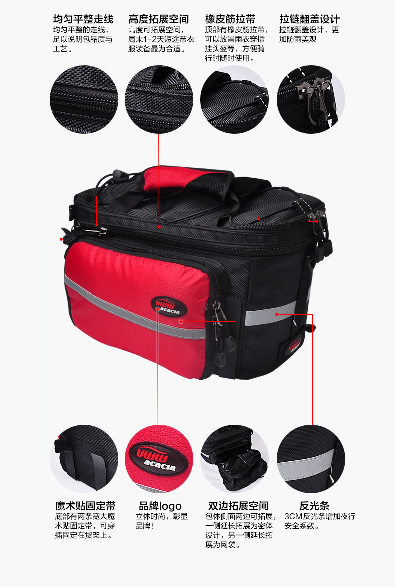 Sacoche pour vélo mixte - Ref 2233326 Image 16