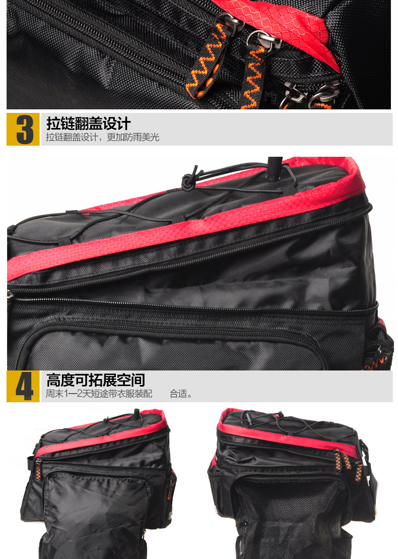 Sacoche pour vélo mixte ACACIA - Ref 2213361 Image 22