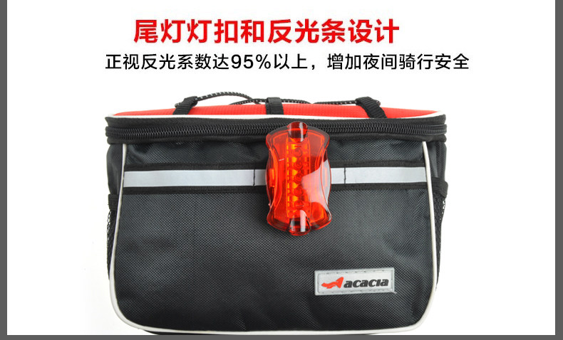 Sacoche pour vélo mixte ACACIA - Ref 2211461 Image 21