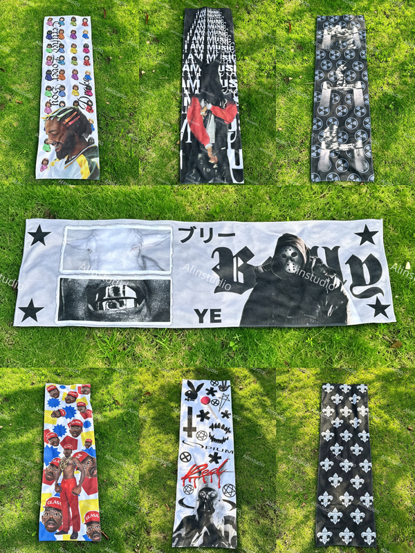 European and American Rappers Drake, Kanye, Fitness Sweat-Absorbing Pads, Dirty Towels, Fitness Towels