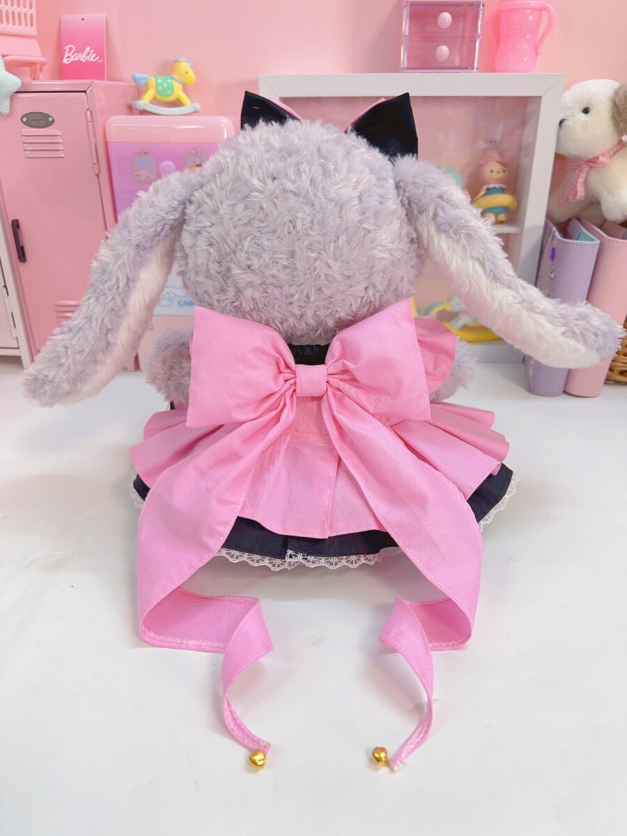 棉花娃娃/毛绒玩具娃衣 南风格子手作星黛露着替stellalou娃衣少女水手服黑猫魔法战斗服