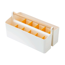 Mark pen storage box watercolor pen box desktop handle basket pen holder pencil stationery hand ledger tape storage box