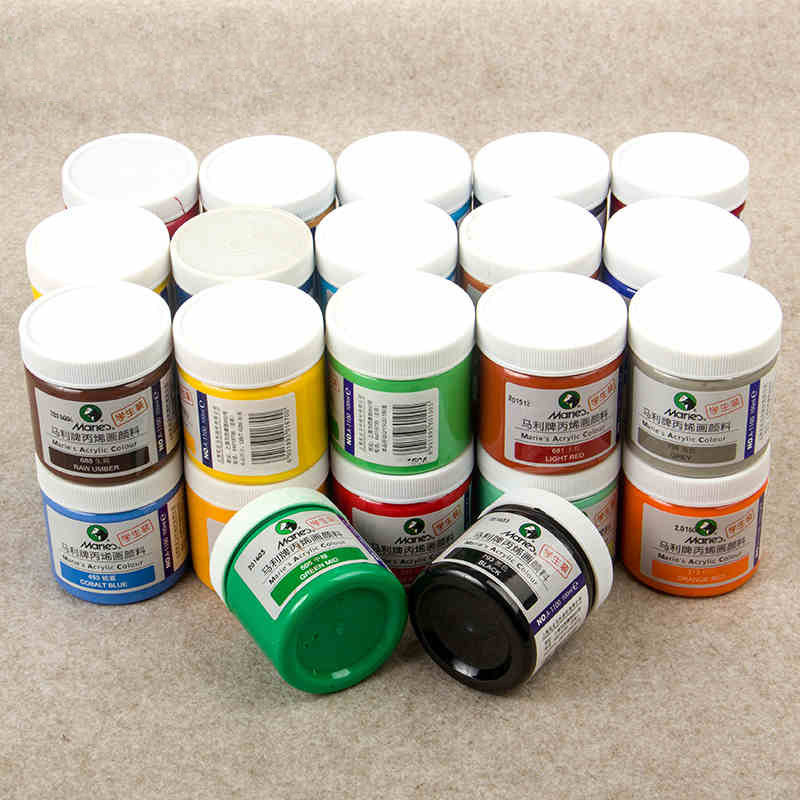 Pigment 100ML children's painting toy coloring watercolor painting graffiti tool paint yanliao