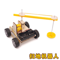 Sweeping Robotics General Technical High School Works Small Handcrafted Technology Invention Making Homemade Science Childrens Toys