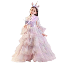 Halloween childrens costumes for girls sequined princess dress girls cosplay angel role play costumes