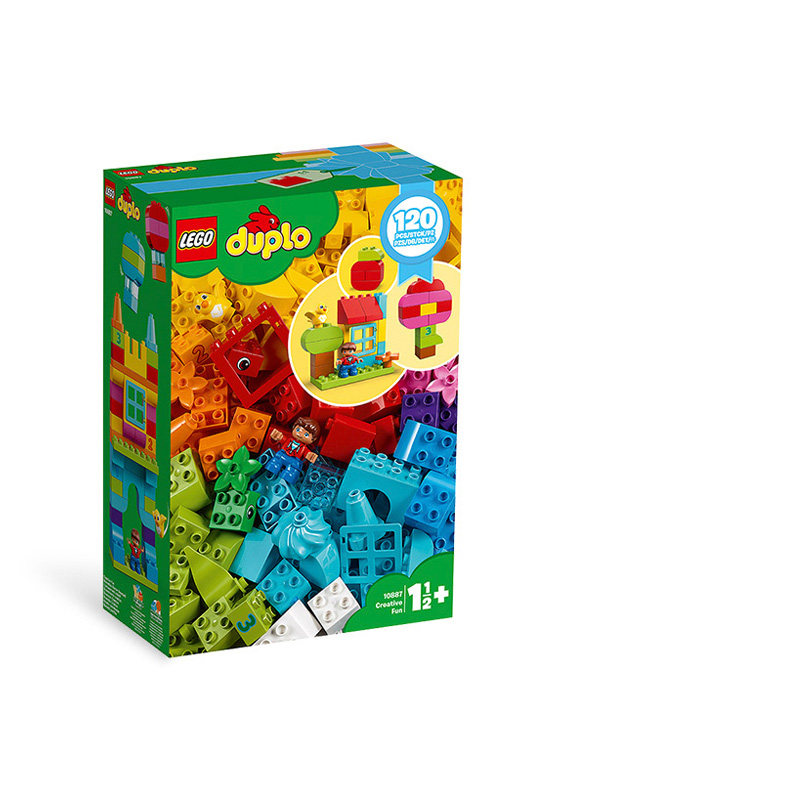 Lego LEGO Tempo Series 10887 Free and creative anecdotes Box Men Girl Big Grain Toy Building Blocks