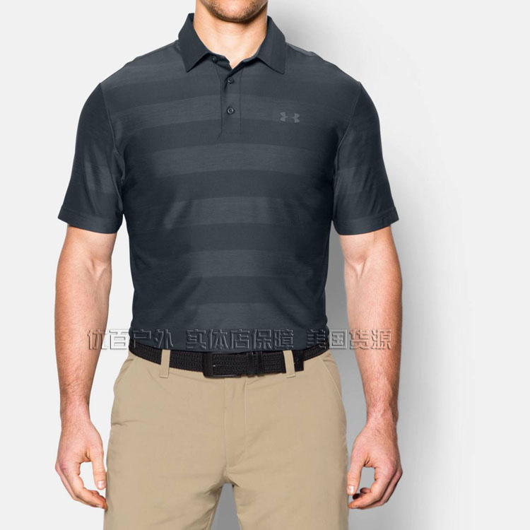 Hoa Kỳ Dưới Áo giáp Một Dema UA nam Playoff Golf Thể thao Nhanh khô Polo Shirt 1253479 áo polo trẻ em