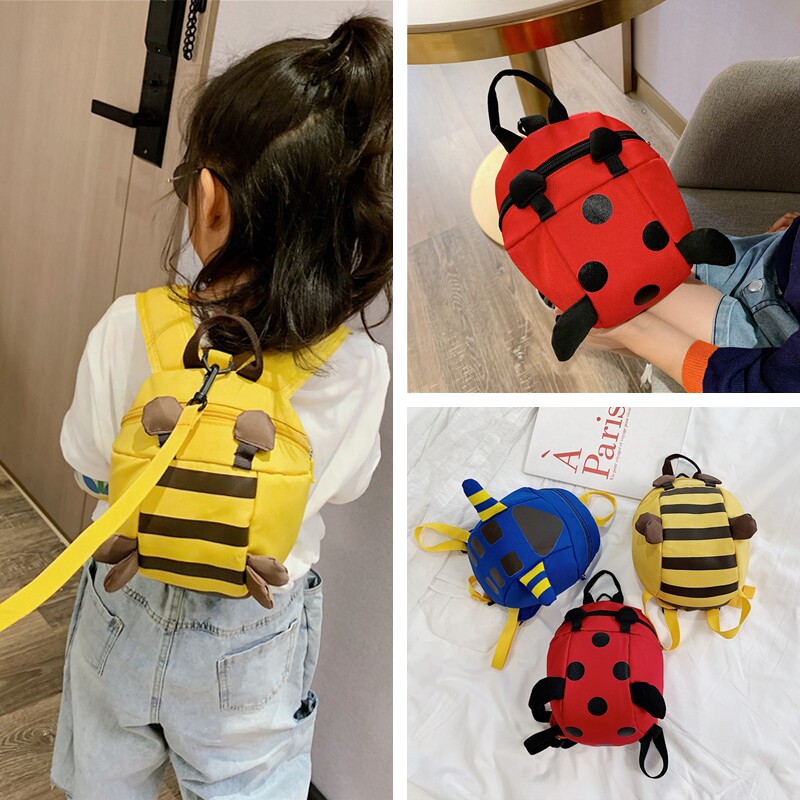Children's anti-lost traction rope backpack boy shoulder bag bag bag baby artifact little boy cartoon girl baby