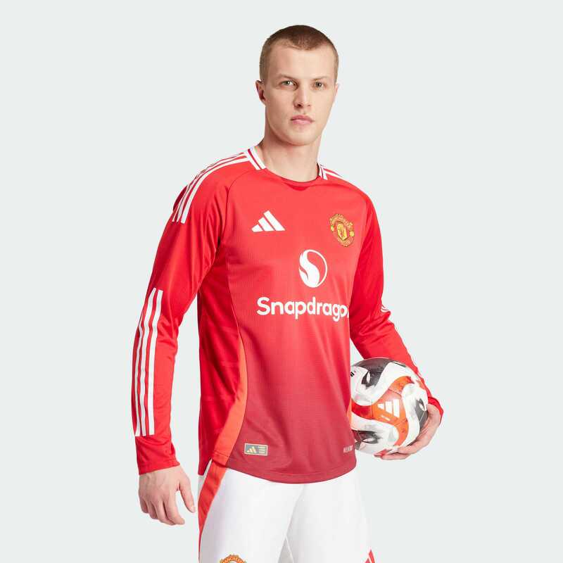 Adidas Mufch Jsy Aul24/25 Season Manchester United Men's Sports Football Uniform It1988
