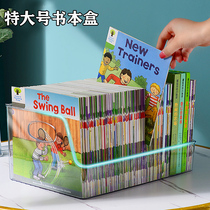 High School Book Containing Box Transparent Students Children Plotbook Finishing Dorm Bookshelves Desktop Put A4 Bookcase Shelters
