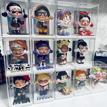 Blind Box Containing Show Rack Model Paparazzi Acrylic Bubble Mater Doll Handmade Box Transparent Doll Cabinet
