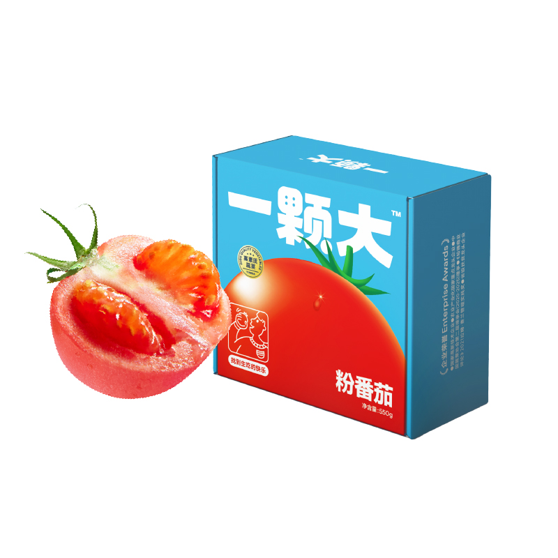 【一颗大】粉番茄沙瓤西红柿550g*4盒